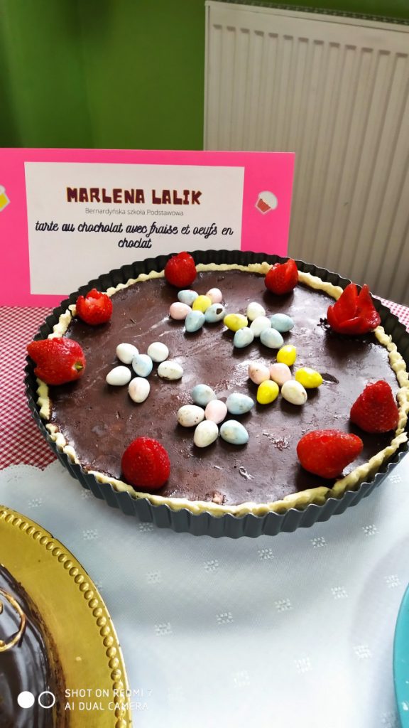 Zdjęcie przedstawia ciasto francuskie - wyróżnienie w konkursie " Gastronomia francuska"
