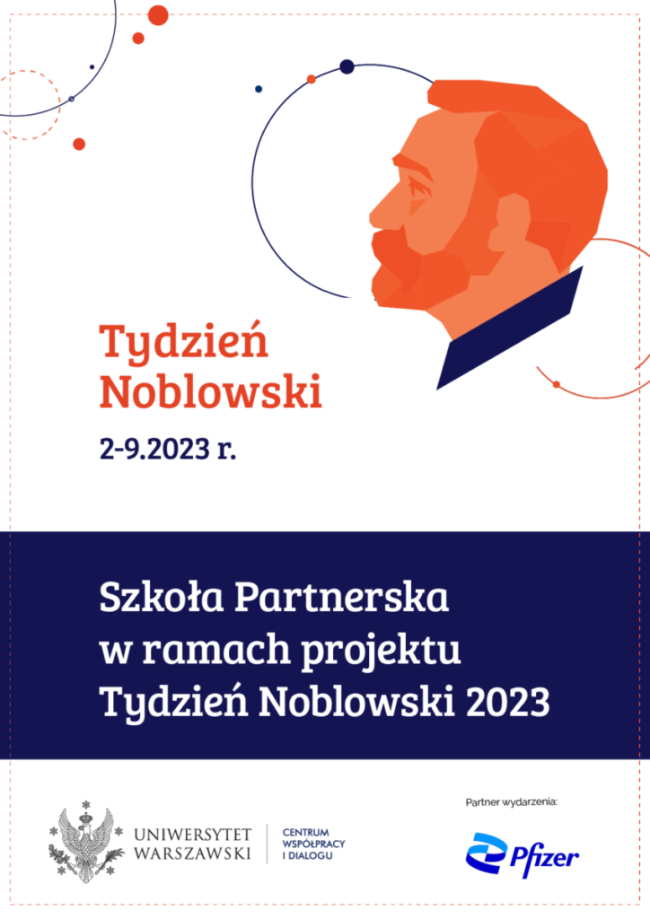 Szkoła Partnerska w ramach projektu Tydzień Noblowski 2023 r.